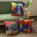 18" French Bulldog Pug Dog Cushion Cover King Charles Spaniel Pillow case decor   253235613353